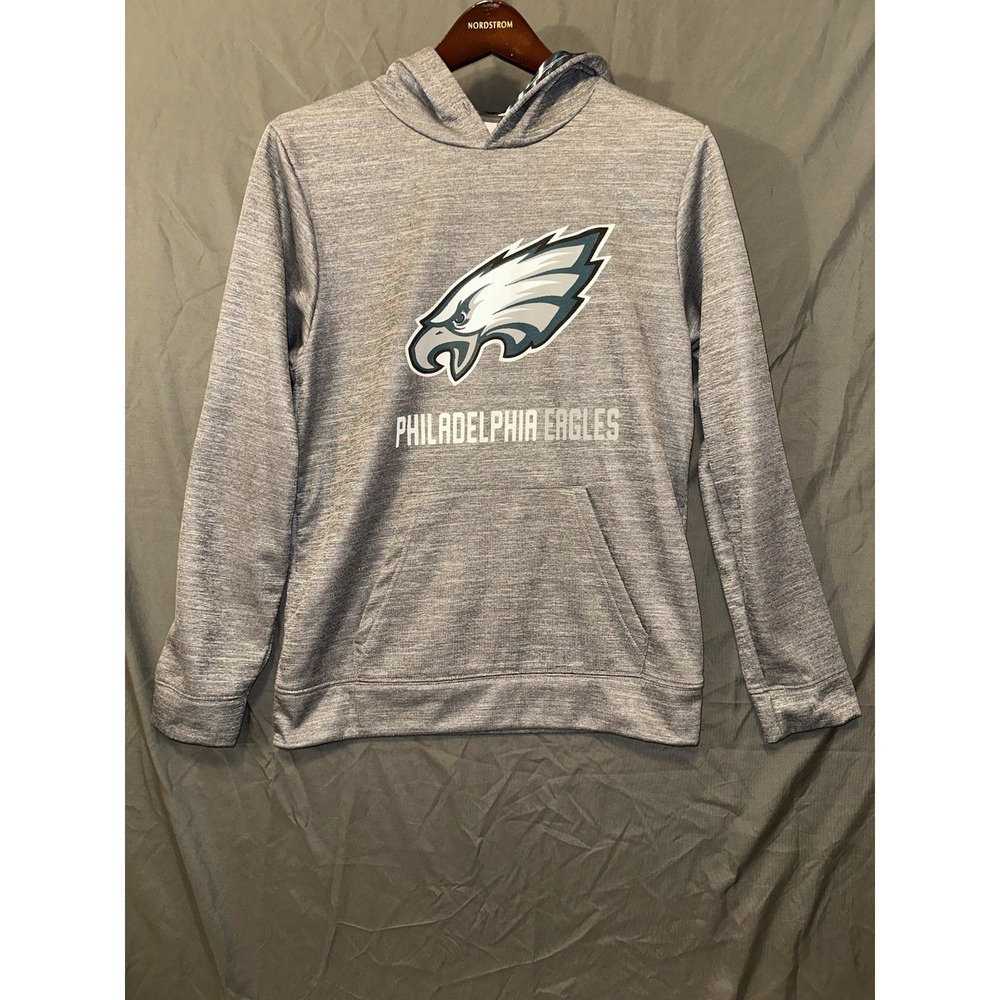 Philadelphia‎ Eagles NFL Gray Pullover Hoodie Sweatshirt Size Medium Zubaz